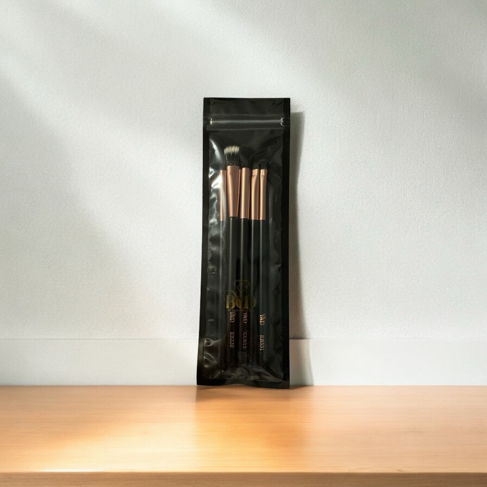 BYOD Be your own desire cosmetics 5 piece eye brush set travel friendly